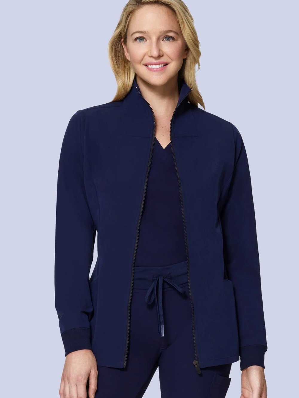 Mandala navy blue zip jacket. Sz.M